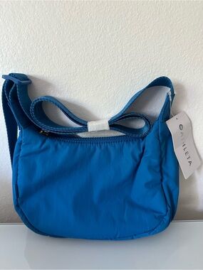 Athleta Blue Lightweight Crossbody Bag, new with tag.
